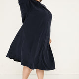 Silk Crepe | Navy