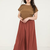 Maxine Crop in Silk Crepe