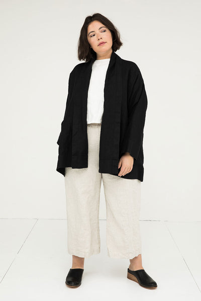Clyde Jacket Midweight Linen#color_black