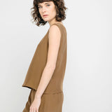 Marlena Tank in Silk Crepe