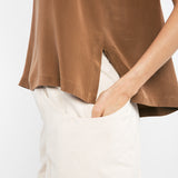 Josephine Shell in Silk Crepe