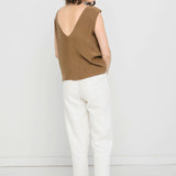 Marlena Tank in Silk Crepe