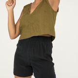 Florence Short in Silk Crepe