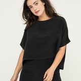 Linn Tee in Silk Crepe