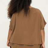 Linn Tee in Silk Crepe