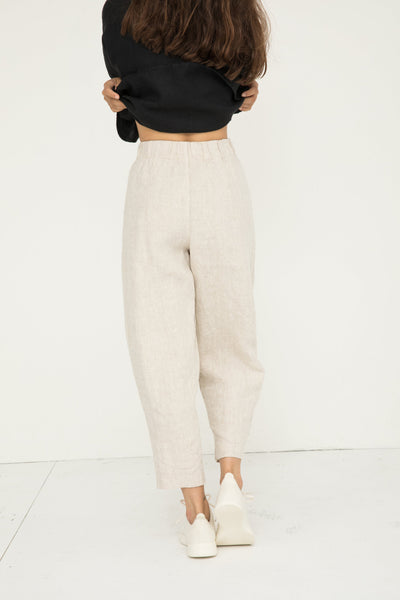 Andy Trouser in Midweight Linen – Elizabeth Suzann
