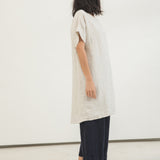 Georgia Dress in Midweight Linen, Flax, Size S/M (with Pockets) | READY TO SHIP