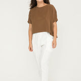 Linn Tee in Silk Crepe