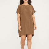 Georgia Dress in Silk Crepe