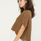 Linn Tee in Silk Crepe