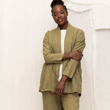 Clyde Jacket in Midweight Linen