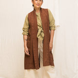 Clyde Vest in Midweight Linen