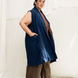 Clyde Vest in Midweight Linen