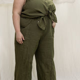 Clyde Culotte in Midweight Linen