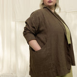 Clyde Jacket in Midweight Linen
