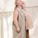 Clyde Vest in Midweight Linen