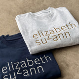 "Elizabeth Suzann" Sweatshirt in Navy Organic Cotton