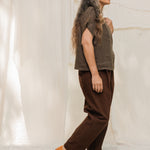 Andy Trouser in Organic Cotton Canvas Umber#color_umber