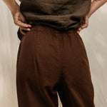 Andy Trouser in Organic Cotton Canvas Umber#color_umber