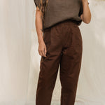 Andy Trouser in Organic Cotton Canvas Umber#color_umber