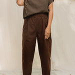 Andy Trouser in Organic Cotton Canvas Umber#color_umber