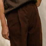 Andy Trouser in Organic Cotton Canvas Umber#color_umber