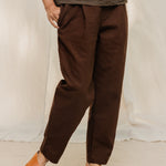 Andy Trouser in Organic Cotton Canvas Umber#color_umber