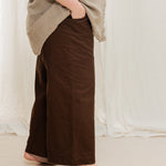 Clyde Culotte in Organic Cotton Canvas Umber#color_umber