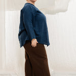 Clyde Culotte in Organic Cotton Canvas Umber#color_umber