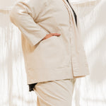 Clyde Jacket in Organic Cotton Canvas Natural#color_natural