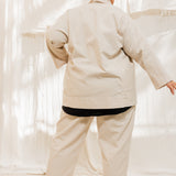 Clyde Jacket in Organic Cotton Canvas Natural#color_natural