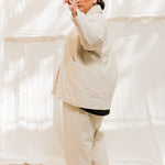 Clyde Jacket in Organic Cotton Canvas Natural#color_natural
