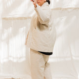 Clyde Jacket in Organic Cotton Canvas Natural#color_natural