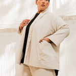 Clyde Jacket in Organic Cotton Canvas Natural#color_natural