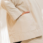 Clyde Jacket in Organic Cotton Canvas Natural#color_natural