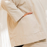 Clyde Jacket in Organic Cotton Canvas Natural#color_natural
