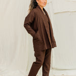 Clyde Jacket in Organic Cotton Canvas Umber#color_umber
