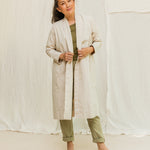 Clyde Trench in Organic Cotton Canvas Natural#color_natural
