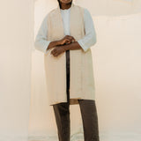 Clyde Vest in Organic Cotton Canvas Natural#color_natural