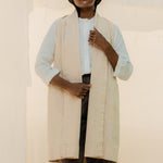 Clyde Vest in Organic Cotton Canvas Natural#color_natural