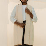 Clyde Vest in Organic Cotton Canvas Natural#color_natural