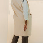 Clyde Vest in Organic Cotton Canvas Natural#color_natural