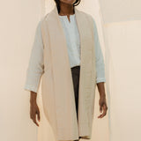 Clyde Vest in Organic Cotton Canvas Natural#color_natural