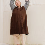 Clyde Vest in Organic Cotton Canvas Umber#color_umber