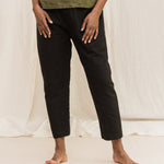 Clyde Work Pant in Organic Cotton Canvas Black#color_black
