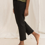 Clyde Work Pant in Organic Cotton Canvas Black#color_black