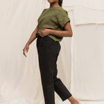 Clyde Work Pant in Organic Cotton Canvas Black#color_black
