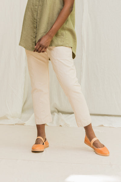 Clyde Work Pant in Organic Cotton Canvas Natural#color_natural