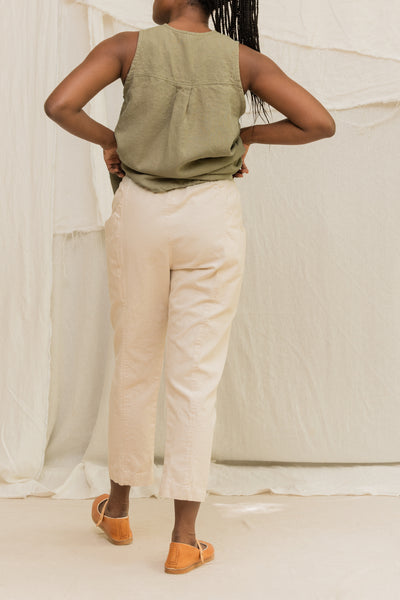 Clyde Work Pant in Organic Cotton Canvas Natural#color_natural