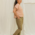 Clyde Work Pant in Organic Cotton Canvas Olivine#color_olivine